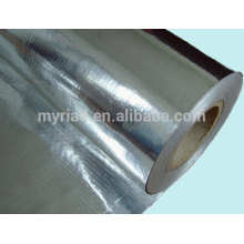 Aluminum Foil Woven Fabric Cloth/woven fabric laminated aluminium foil